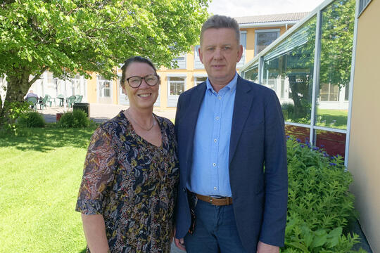 May Birgit Kjeverud og Frank Hauge